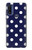 S3533 Bleu à pois Etui Coque Housse pour Motorola G Pure