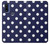 S3533 Bleu à pois Etui Coque Housse pour Motorola G Pure