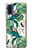 S3697 Oiseaux de la vie des feuilles Etui Coque Housse pour Motorola G Pure