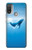 S0843 Baleine bleue Etui Coque Housse pour Motorola Moto E20,E30,E40