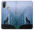 S0935 Loup Hurlant dans la forêt Etui Coque Housse pour Motorola Moto E20,E30,E40