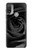 S1598 Noir Rose Etui Coque Housse pour Motorola Moto E20,E30,E40