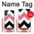 S1849 Rose Noir Chevron Zigzag Etui Coque Housse pour Motorola Moto E20,E30,E40