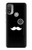 S1946 Sir Mustache Minimalisme Etui Coque Housse pour Motorola Moto E20,E30,E40