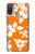 S2245 Hawai Hibiscus Motif orange Etui Coque Housse pour Motorola Moto E20,E30,E40