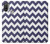 S2345 Marine Bleu Shavron Zig zag Etui Coque Housse pour Motorola Moto E20,E30,E40