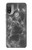 S2526 Noir Marbre imprimé graphique Etui Coque Housse pour Motorola Moto E20,E30,E40