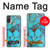 S2685 Aqua Turquoise imprimé graphique Gemme Etui Coque Housse pour Motorola Moto E20,E30,E40