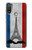 S2859 Drapeau France millésimé Tour Eiffel Etui Coque Housse pour Motorola Moto E20,E30,E40