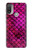 S3051 Rose Sirène écailles de poisson Etui Coque Housse pour Motorola Moto E20,E30,E40