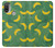 S3286 Motif banane Etui Coque Housse pour Motorola Moto E20,E30,E40