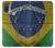 S3297 Brésil Drapeau graphique Football Millésime Etui Coque Housse pour Motorola Moto E20,E30,E40