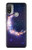 S3324 Croissant de lune Galaxie Etui Coque Housse pour Motorola Moto E20,E30,E40