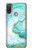 S3399 Vert Marbre Imprimer Graphique Etui Coque Housse pour Motorola Moto E20,E30,E40