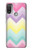 S3514 Arc en ciel Zigzag Etui Coque Housse pour Motorola Moto E20,E30,E40