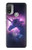S3538 Licorne Galaxie Etui Coque Housse pour Motorola Moto E20,E30,E40
