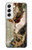 S0179 Michel-Ange Création d'Adam Etui Coque Housse pour Samsung Galaxy S22