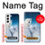 S0285 Ours polaire Etui Coque Housse pour Samsung Galaxy S22