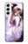 S0407 fantaisie Ange Etui Coque Housse pour Samsung Galaxy S22