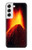 S0745 Volcan Lave Etui Coque Housse pour Samsung Galaxy S22