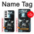 S0754 crâne soldat Etui Coque Housse pour Samsung Galaxy S22