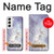 S1134 Cheval Blanc Licorne Etui Coque Housse pour Samsung Galaxy S22