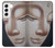 S1255 Visage du Bouddha Etui Coque Housse pour Samsung Galaxy S22