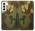 S1602 Camo Camouflage Imprimé graphique Etui Coque Housse pour Samsung Galaxy S22