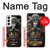 S1685 Crâne Steampunk Etui Coque Housse pour Samsung Galaxy S22