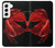 S2092 Rouge Poisson Combattant Etui Coque Housse pour Samsung Galaxy S22
