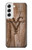 S2183 Chèvre de bois imprimé graphique Etui Coque Housse pour Samsung Galaxy S22