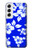 S2244 Motif Hawai Hibiscus Bleu Etui Coque Housse pour Samsung Galaxy S22