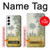 S2682 Claude Monet Champs Au printemps Etui Coque Housse pour Samsung Galaxy S22