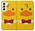 S2760 Canard Tuxedo jaune Dessin animé Etui Coque Housse pour Samsung Galaxy S22