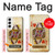 S2833 Poker Carte Coeurs Reine Etui Coque Housse pour Samsung Galaxy S22