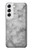 S2845 Texture en marbre gris Etui Coque Housse pour Samsung Galaxy S22