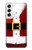 S2846 Costume de Noël Père Noël Rouge Etui Coque Housse pour Samsung Galaxy S22