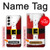 S2846 Costume de Noël Père Noël Rouge Etui Coque Housse pour Samsung Galaxy S22