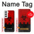 S2917 Biohazards Virus Alert Rouge Etui Coque Housse pour Samsung Galaxy S22