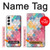 S2947 Bonbons Minimal Couleurs pastel Etui Coque Housse pour Samsung Galaxy S22