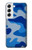 S2958 Armée Bleu Camo Camouflage Etui Coque Housse pour Samsung Galaxy S22