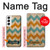 S3033 Bois Chevron Imprimé millésimé Graphic Etui Coque Housse pour Samsung Galaxy S22