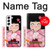 S3042 Japon fille Hina Sakura Kimono Poupée Etui Coque Housse pour Samsung Galaxy S22