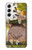 S3138 Peinture mignon bébé Sloth Etui Coque Housse pour Samsung Galaxy S22