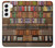 S3154 étagère à livres Etui Coque Housse pour Samsung Galaxy S22