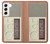 S3165 FM AM en bois Récepteur graphique Etui Coque Housse pour Samsung Galaxy S22