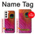S3201 Rose Paon Plume Etui Coque Housse pour Samsung Galaxy S22