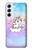 S3256 Mignon Licorne Etui Coque Housse pour Samsung Galaxy S22