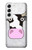S3257 Vache Dessin animé Etui Coque Housse pour Samsung Galaxy S22