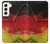 S3303 Allemagne Drapeau graphique Football Millésime Etui Coque Housse pour Samsung Galaxy S22